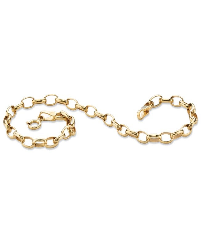Rolo-Link Bracelet in Solid 10k Gold, Yellow / Yellow, hi-res image number 0