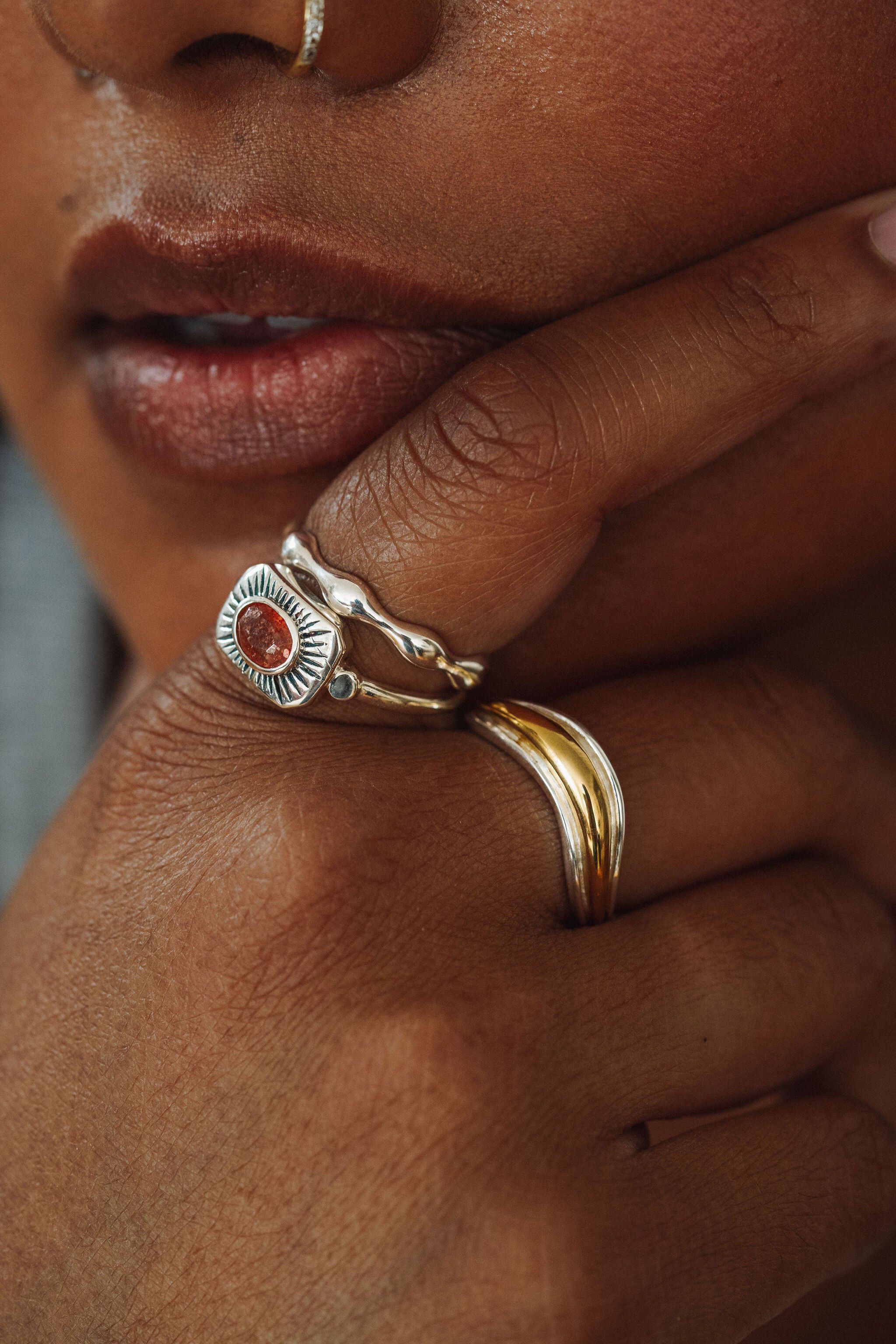 The Rhythm Ring | Silver, Silver / Silver, alternate image number 2