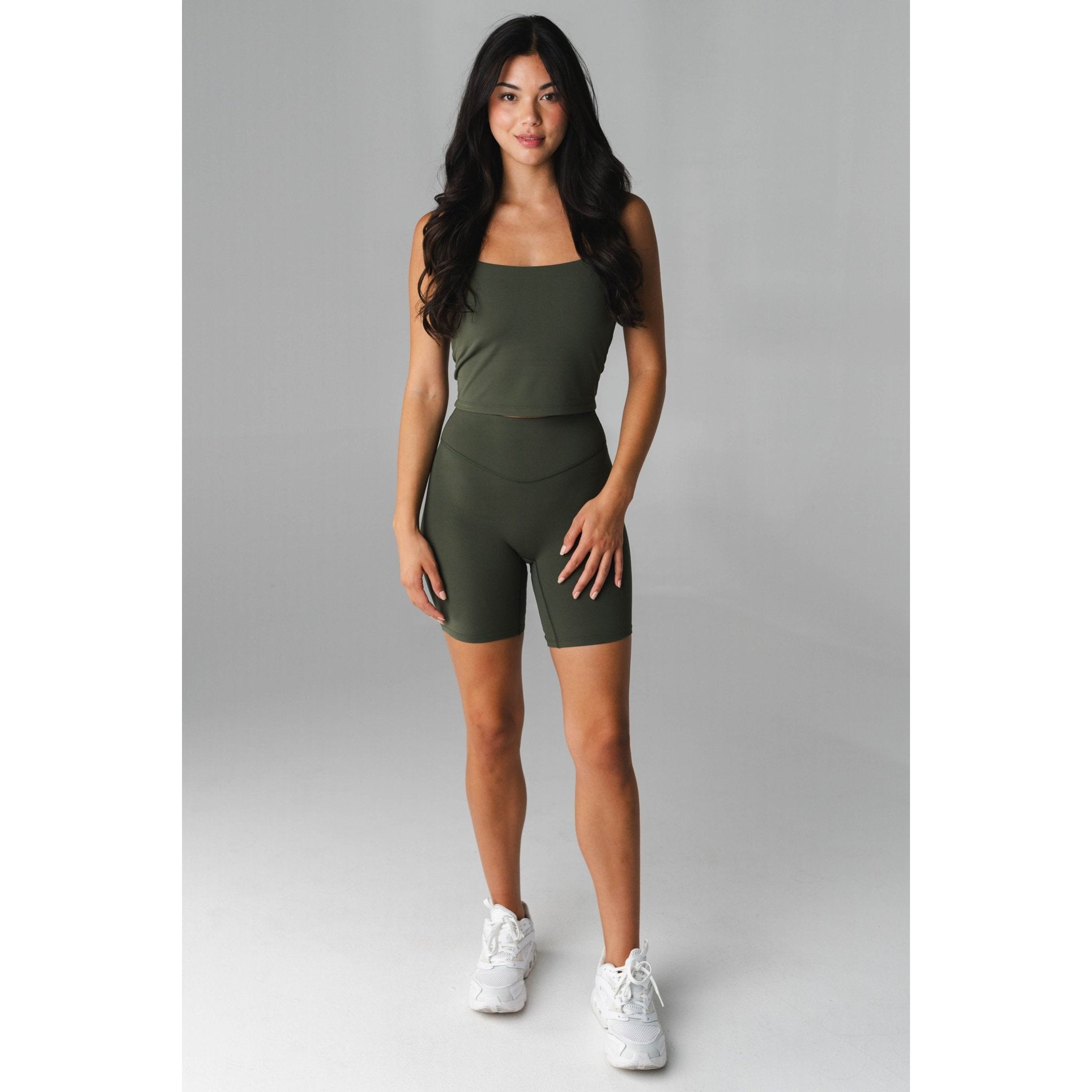 Cloud II Scoop Tank, Olive / Olive Green, alternate image number 2