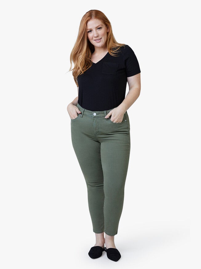 Mid Rise Jegging - Pine, PINE / Forest Green, hi-res image number null