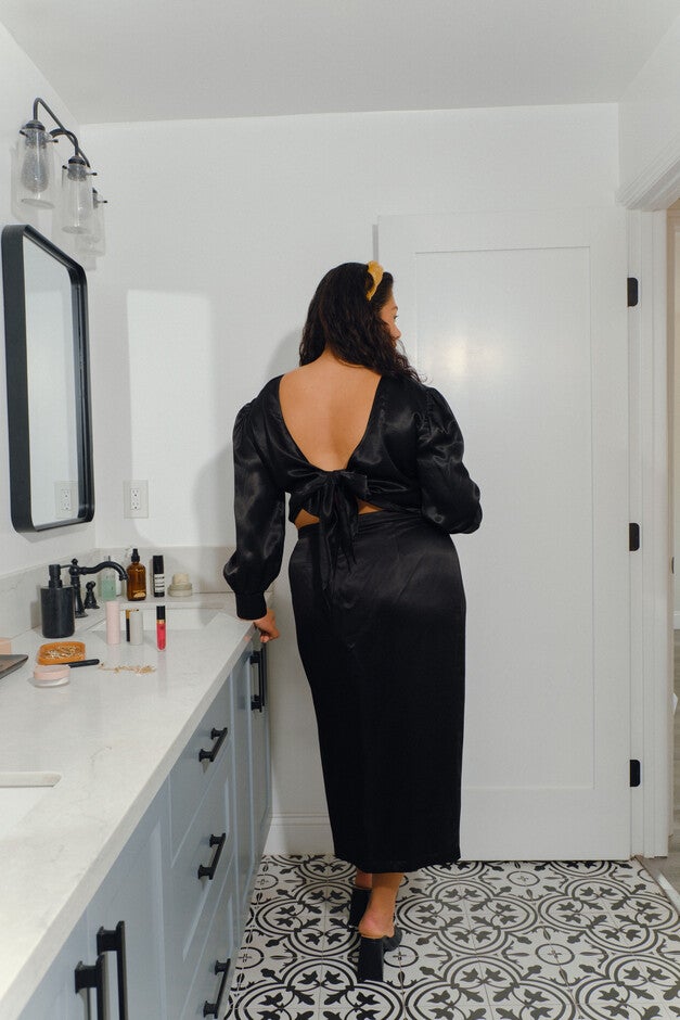 Valentina Skirt, Black / Black, hi-res image number 0