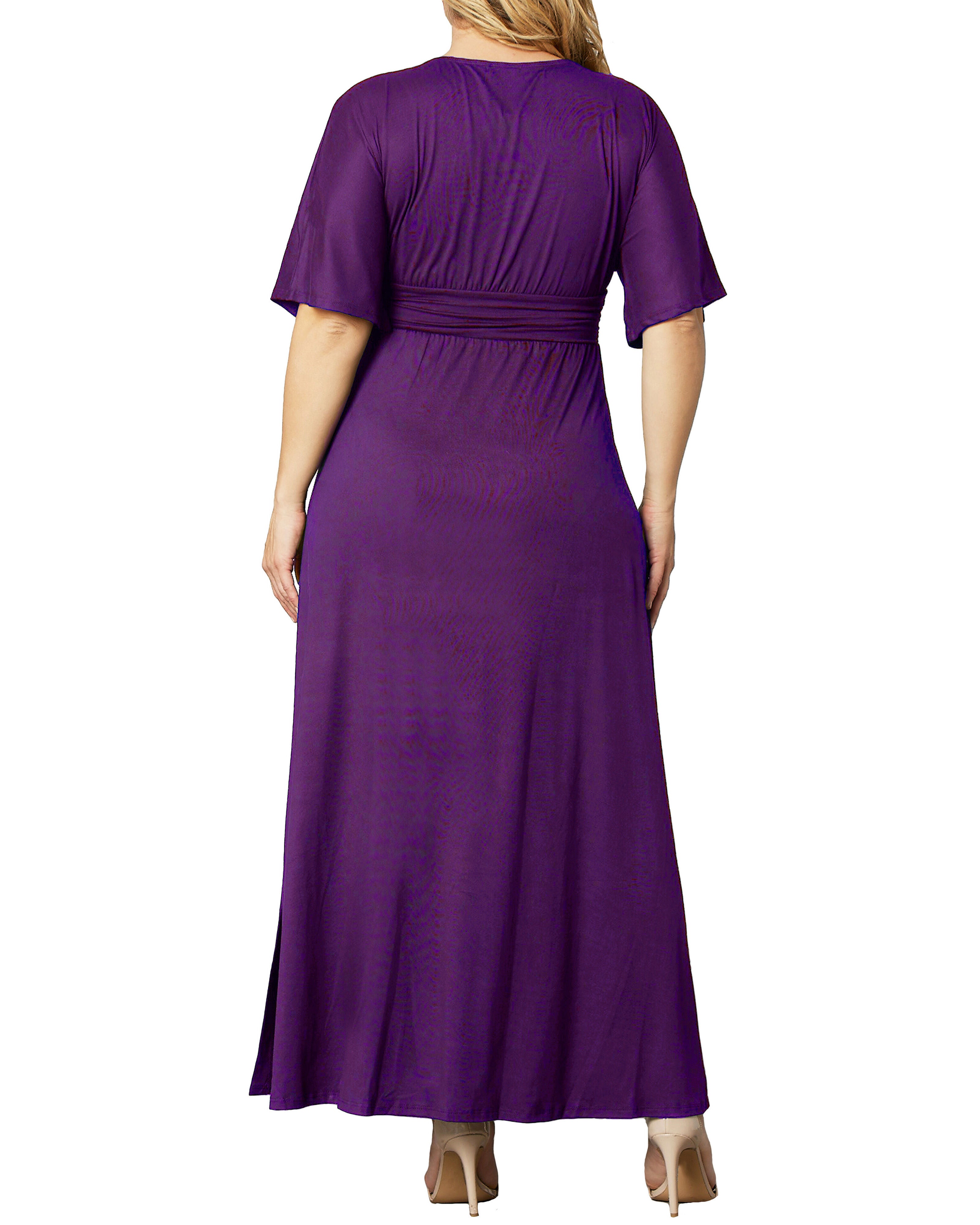 Vienna Maxi Dress, PLUM PASSION / Purple, alternate image number 1