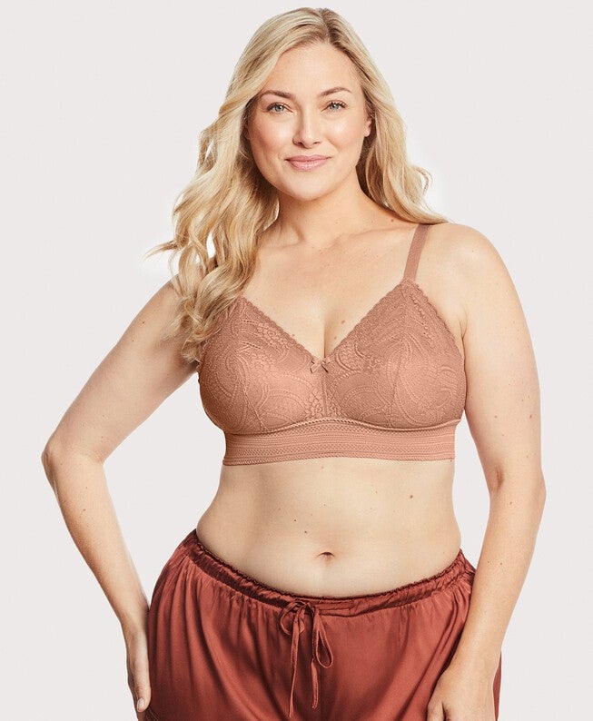 Bramour Gramercy Luxe Lace Bralette, Cappuccino / Taupe, hi-res image number 0