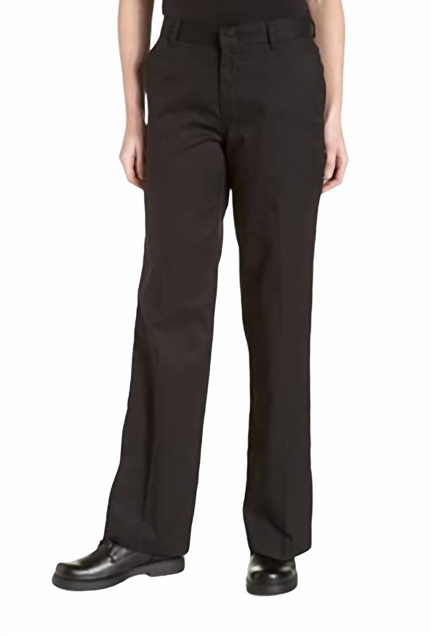 WOMEN'S WORK PANT IN BLACK, Black / Black, hi-res image number 0