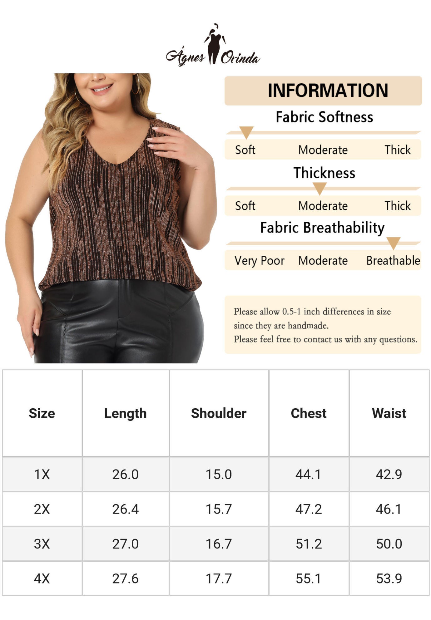 SEQUIN TOP SLEEVELESS GLITTER GRADIENT TANK VEST, Orange / Orange, alternate image number 4