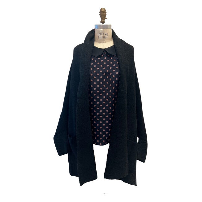 Peter Pan Collar Silk Blouse, , alternate image number null