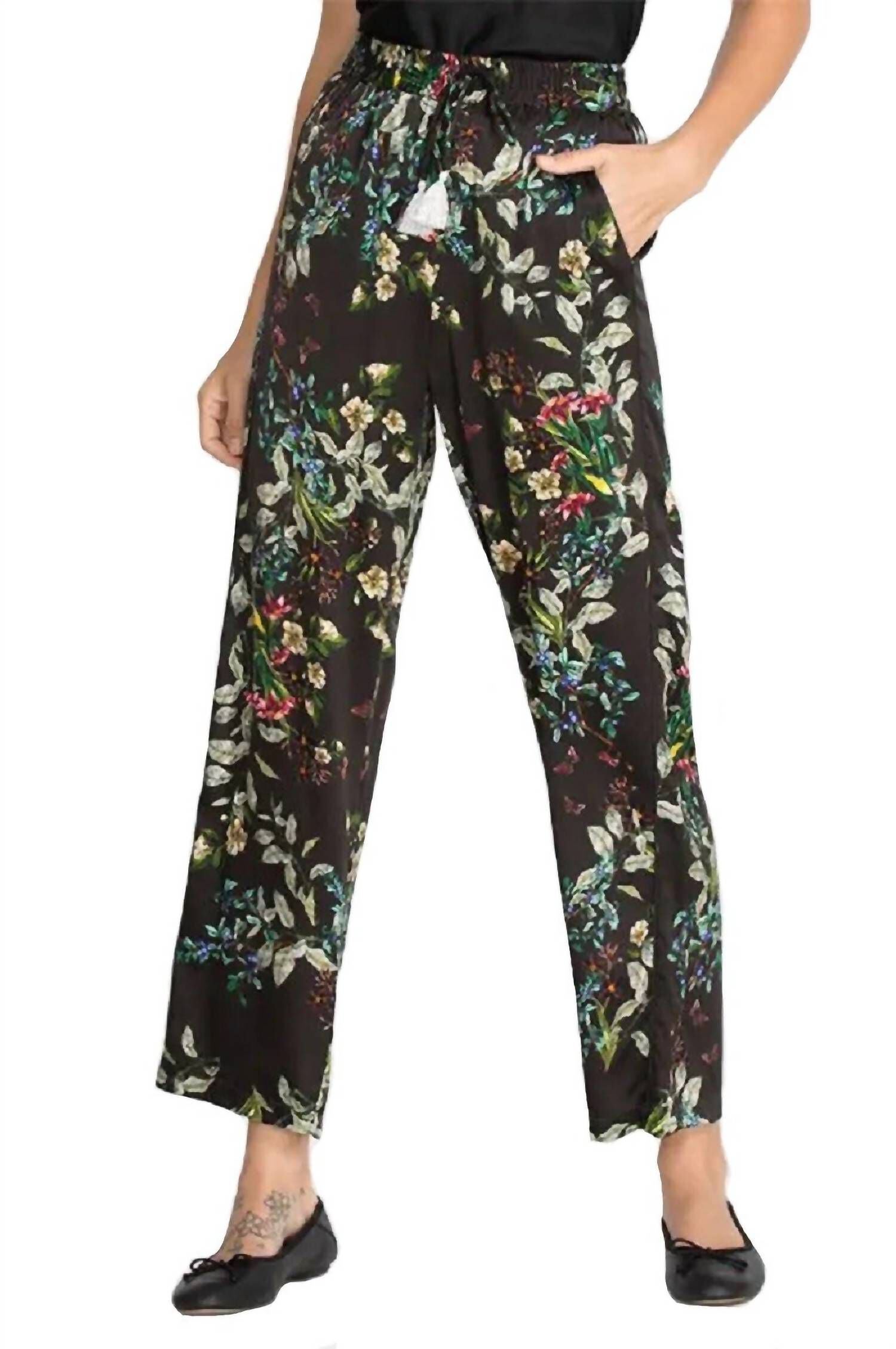 ASH JESSE PANT IN MULTI A, Multi A / Black, hi-res image number 0