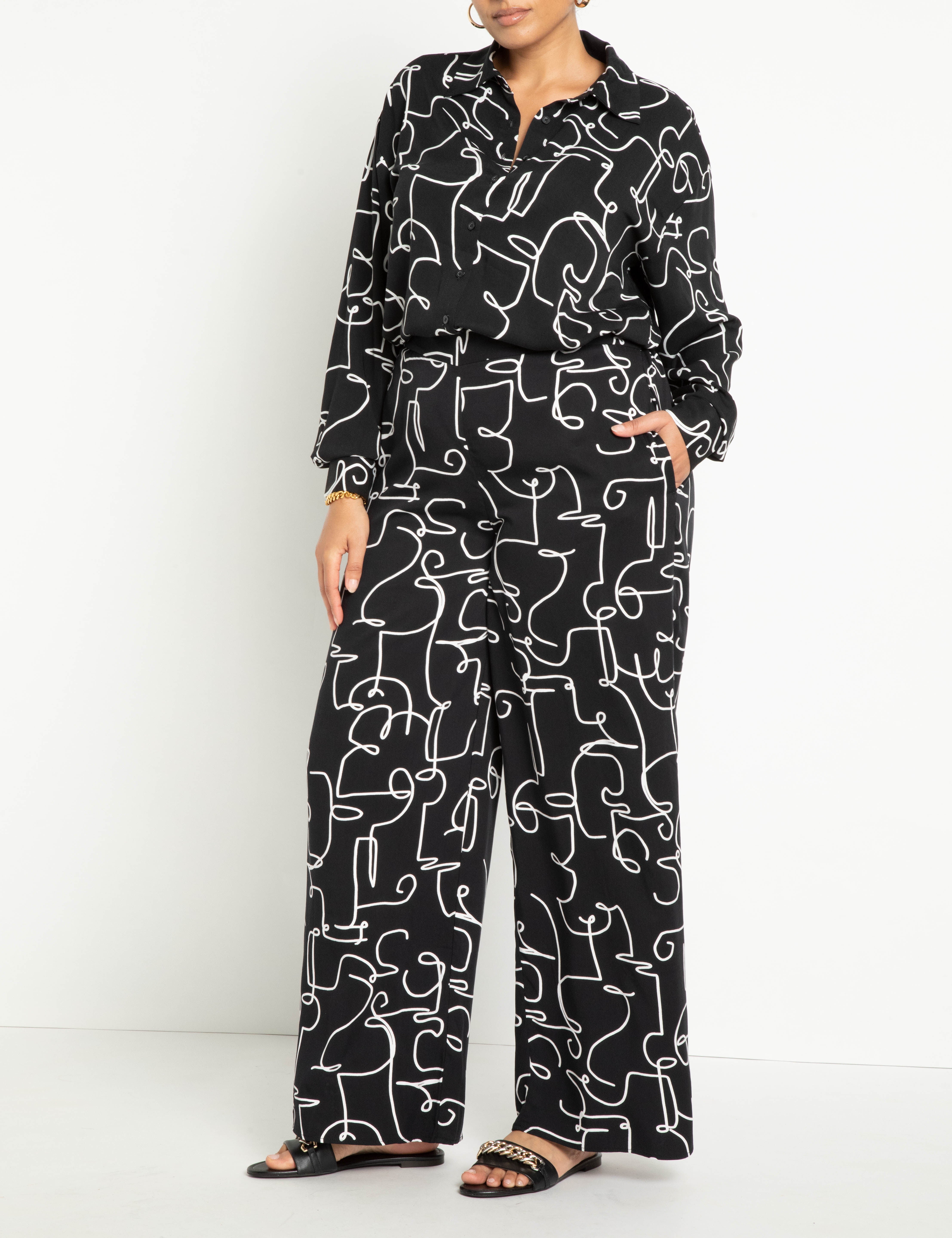 Printed Button Down, , alternate image number 5