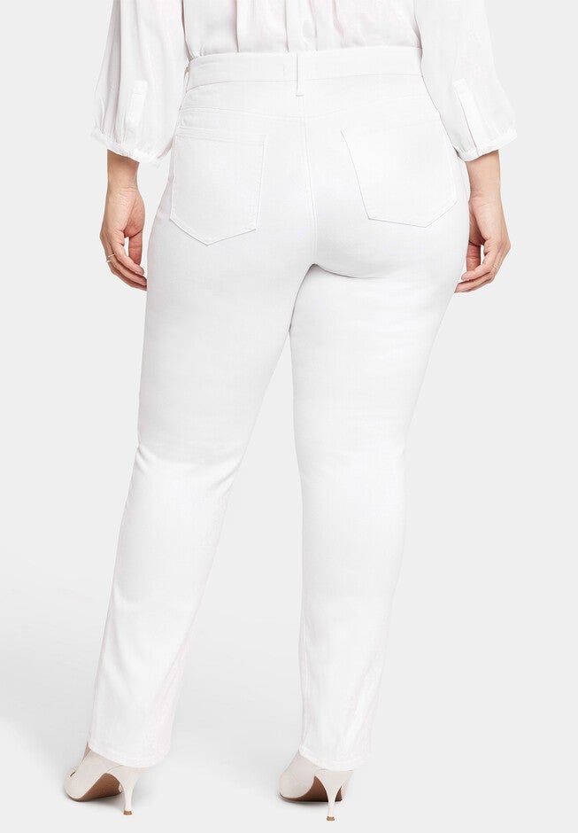 Waist-Match™ Marilyn Straight Jeans, Optic White / White, alternate image number null