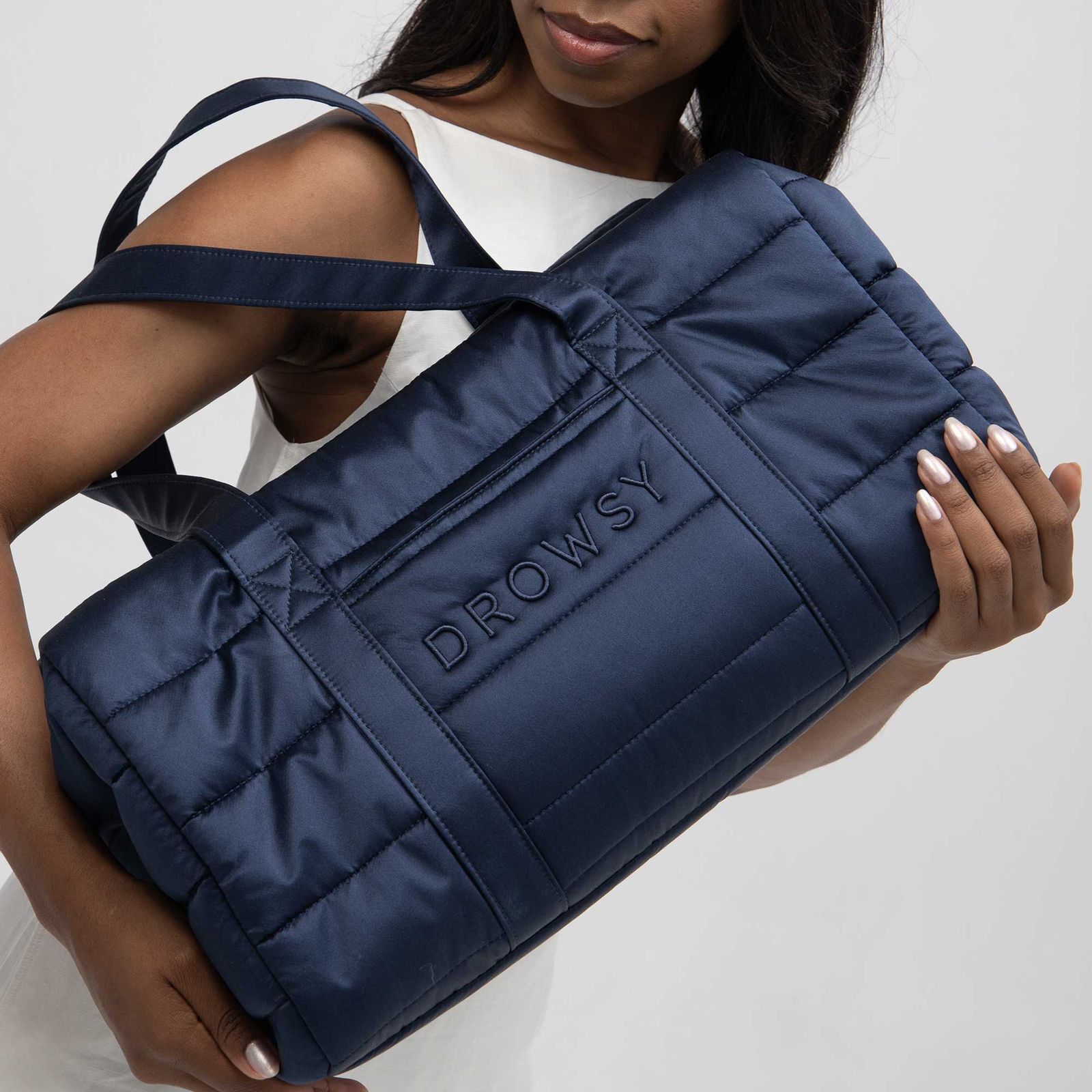 Silk Weekender, Midnight Blue / Navy, alternate image number 2
