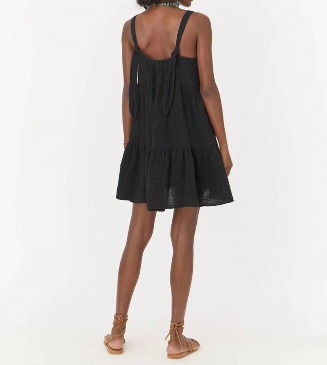 PYPER DRESS IN BLACK, , alternate image number null