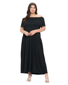 HAYEK OFF SHOULDER MAXI DRESS