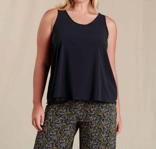 SUNKISSED TANK TOP IN BLACK, Black / Black, hi-res image number 0