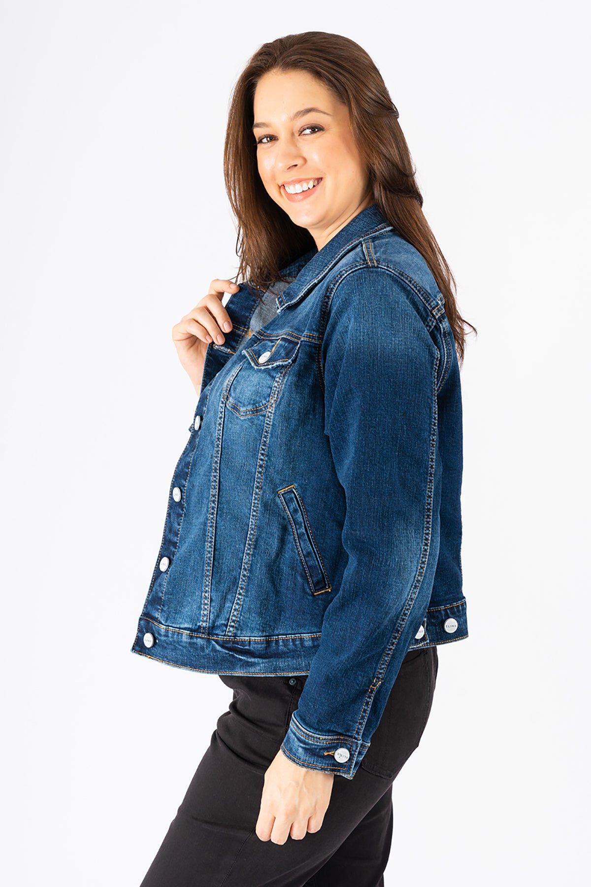 Denim Jacket - Skylar, SKYLAR / Medium Wash, alternate image number 2