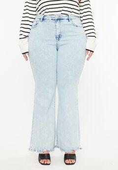 Kay Essentials High Rise Wide Leg Flare (Plus Size)