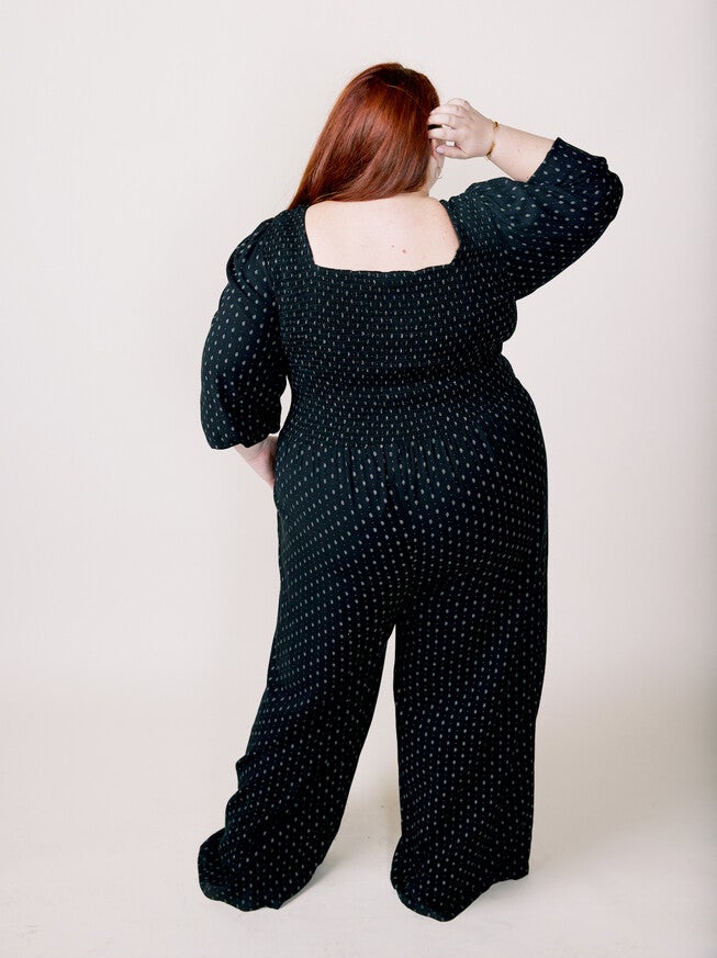 Marion Smocked Jumpsuit, , alternate image number null