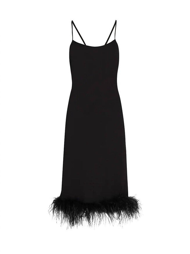 MARIANNA DRESS IN BLACK, Black / Black, alternate image number null