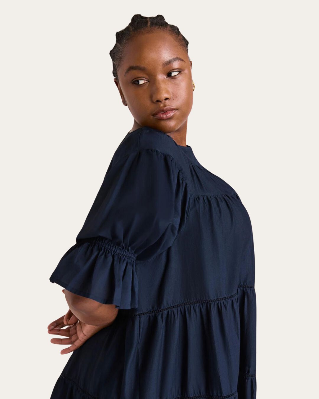 Paradis Dress, Navy / Navy, alternate image number 2