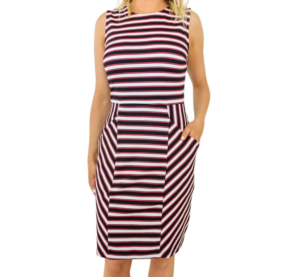 Cabana Stripe Mini Dress