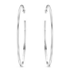 Hannah Hoops Silver