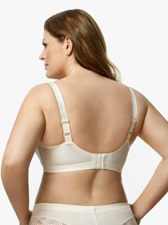 Stretch Lace Softcup Bra, Ivory / Ivory, alternate image number 1