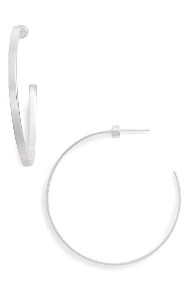 KIARA EARRINGS IN SILVER, Silver / Silver, hi-res image number null
