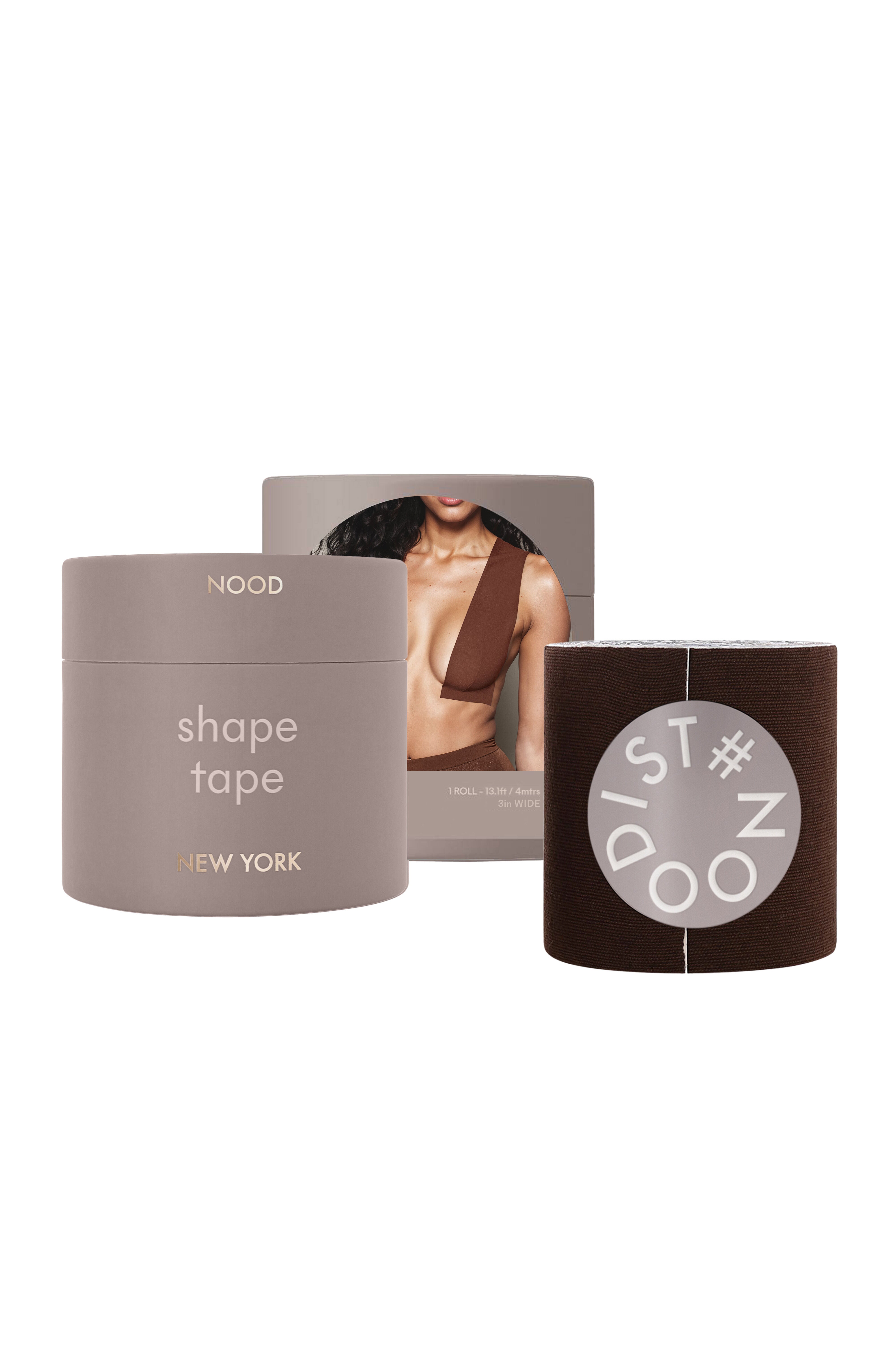 Shape Tape 3 inches Wide Breast Tape, No 9 Espresso / Brown, hi-res image number 0