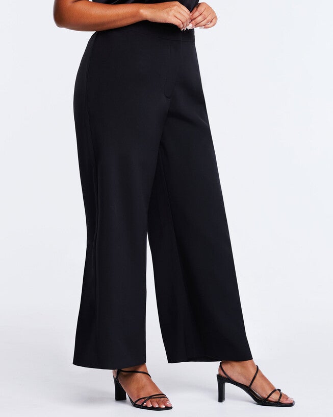 Savannah Black Wide-Leg Pant, , alternate image number 7
