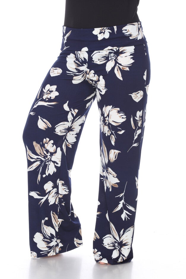 Flower Print Palazzo Pants, , alternate image number 5