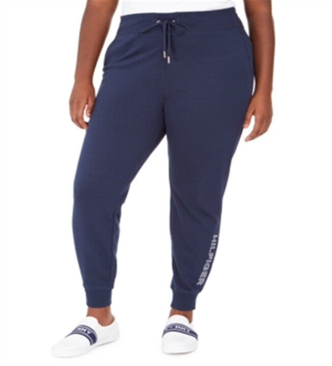 Tommy Hilfiger Women's Sport Jogger Pants Fitness Activewear Blue 2X, Blue / Navy, hi-res image number null