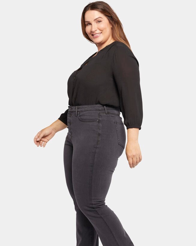 Barbara Bootcut With Button Fly, Sierra / Black, alternate image number null