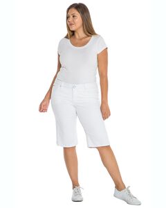 Mid Rise Bermuda - Optical White