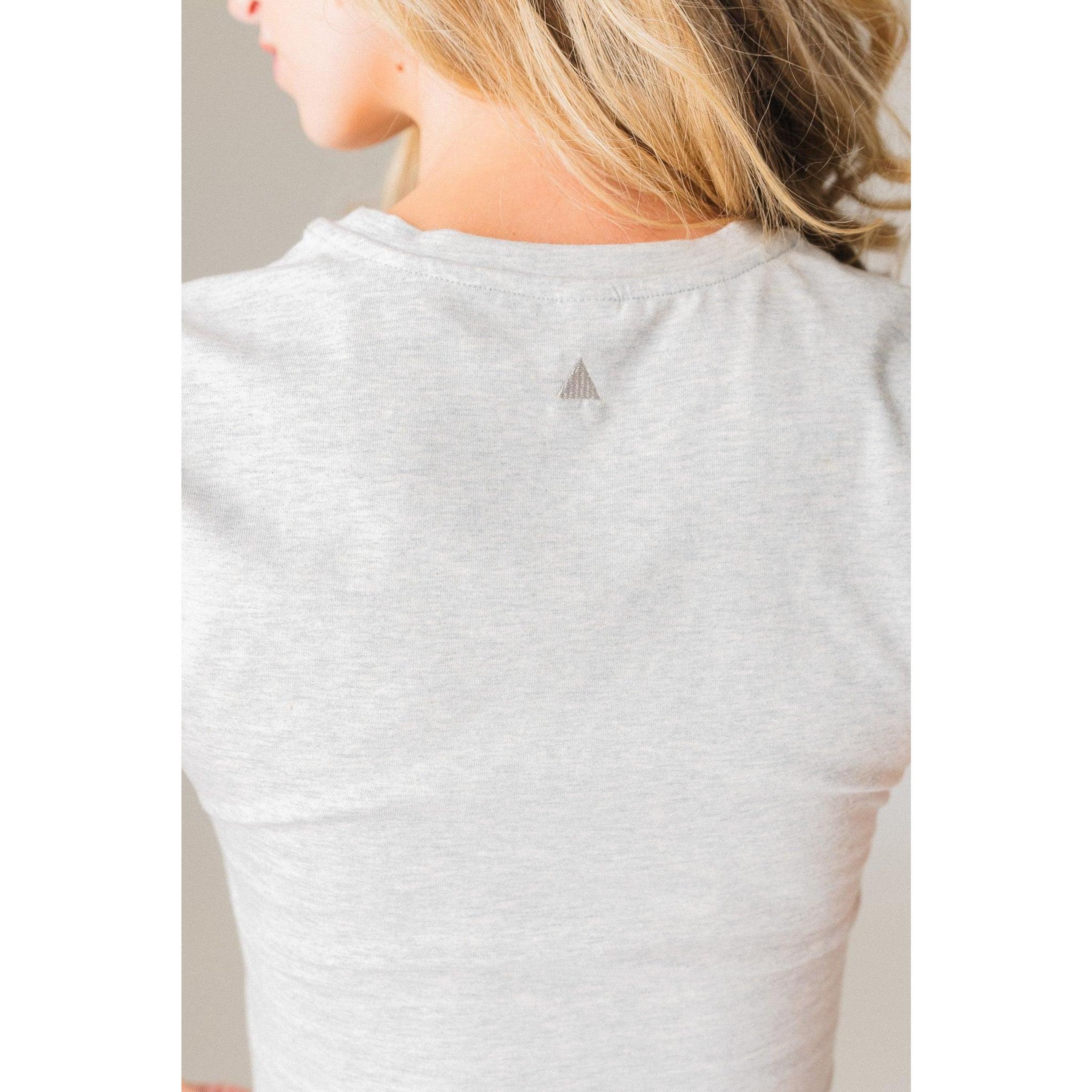 Basis Tee, Heather Grey / Cool Gray, alternate image number 4