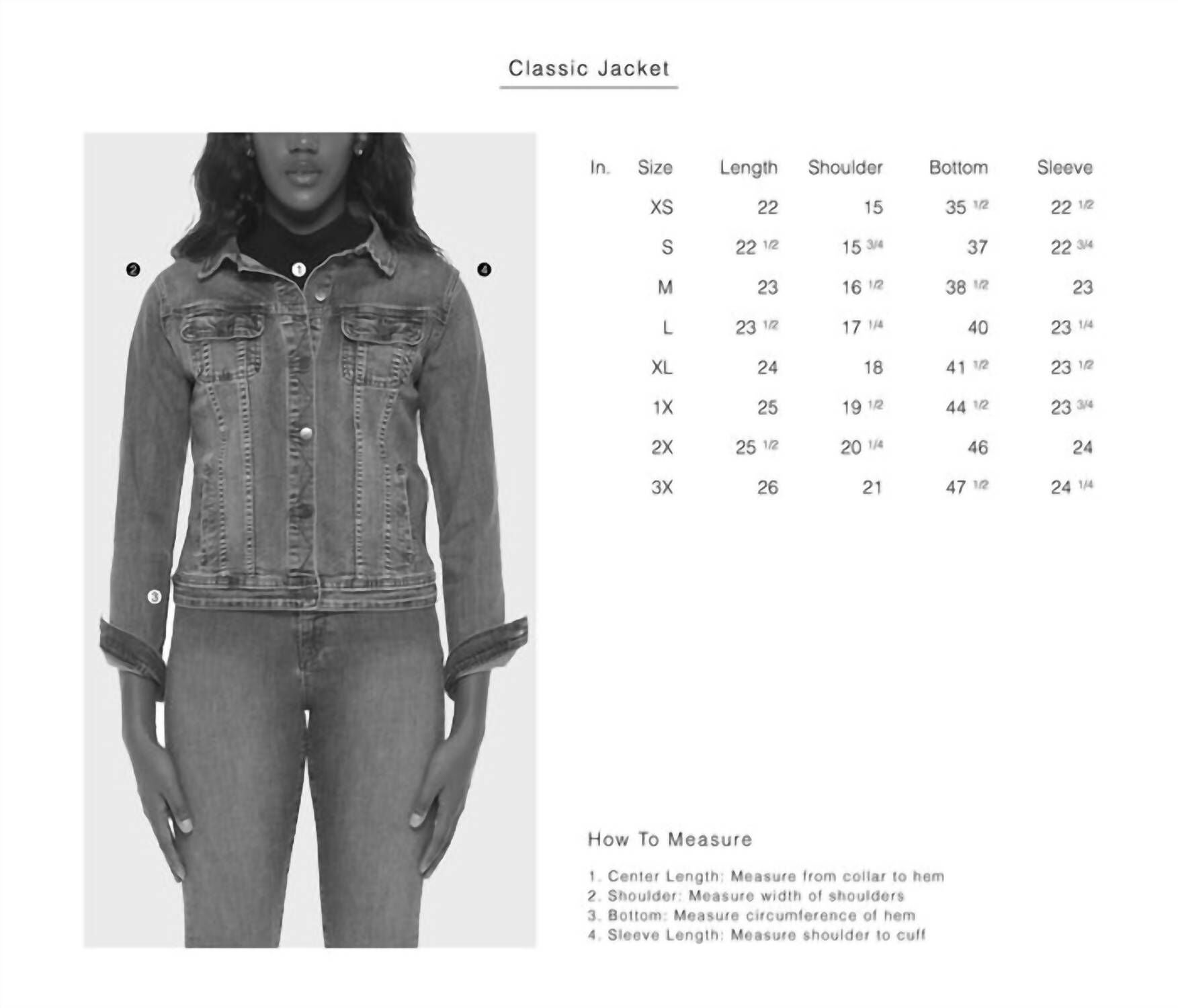 Gabriella Classic Denim Jacket In Cool Starry Night, , alternate image number 4