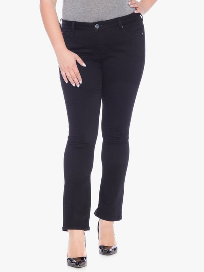 Stella High Rise Bootcut, SOLID BLACK / Black, alternate image number 1