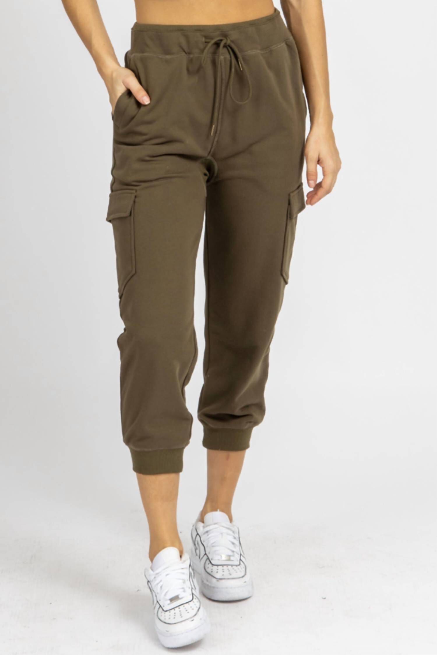Cargo Relaxed Joggers, Olive / Olive Green, hi-res image number 0