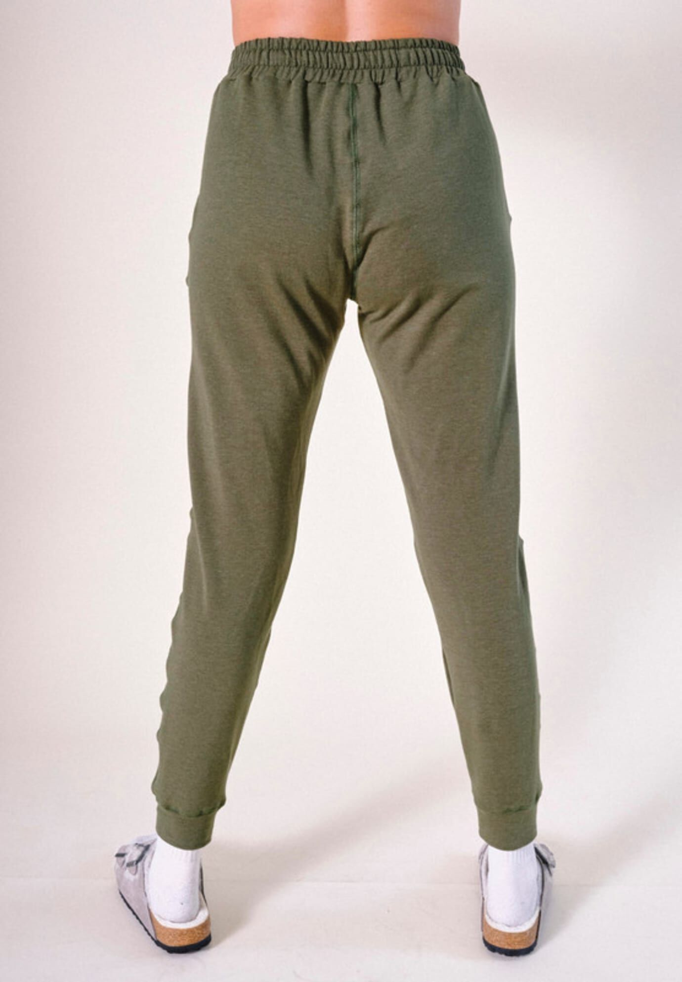 Plus Agnes Organic Cotton + Tencel Jogger Pant, Moss / Olive Green, alternate image number 1