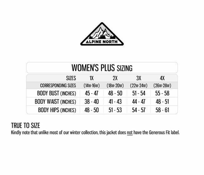 Women's Plus Size - AULAVIK | Vegan Down Recycled Mid-Length Hooded Parka Coat, Black / Black, alternate image number null