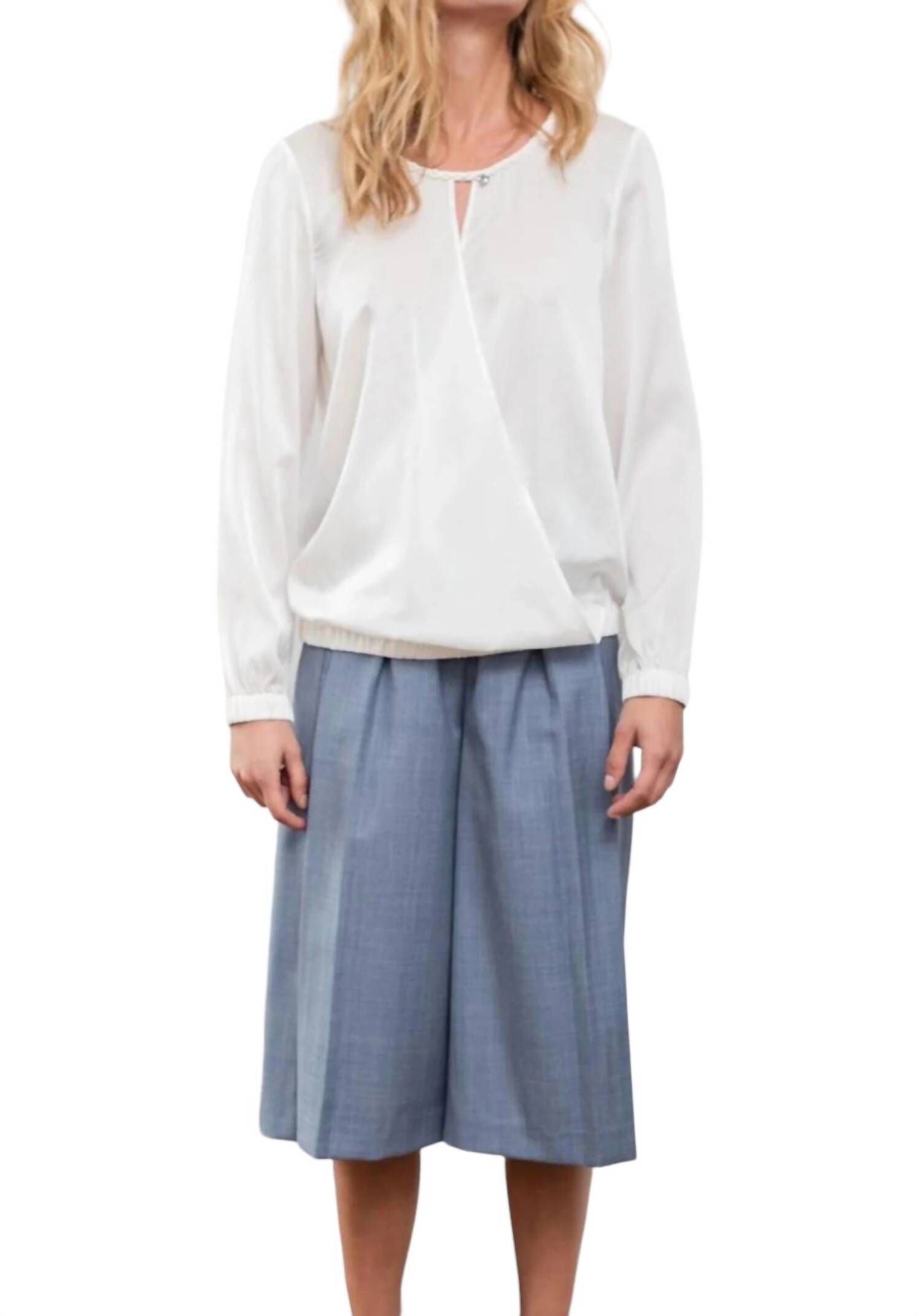 Marina Culottes Short, Blue / Azure Blue, alternate image number 1