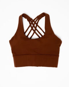 Crisscross Crop Sports Bra