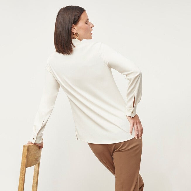 Lagarde Shirt - Eco Soft Wave, Ivory / Ivory, alternate image number 5