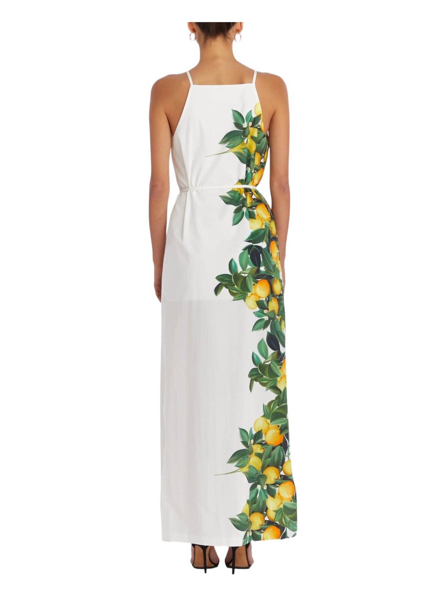 ALICANTA MAXI DRESS, Lemonhead / White, alternate image number 1
