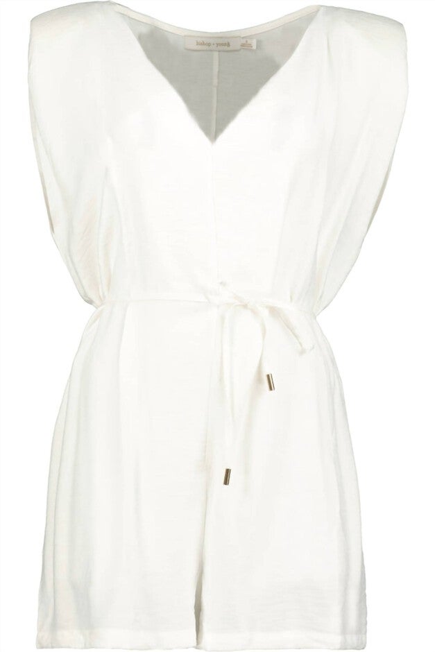 HARLOWE ROMPER IN WHITE, White / White, hi-res image number 0