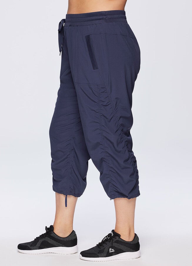Plus Lumen Lightweight Capri Pant, Smoke Blue / Cornflower Blue, alternate image number 2
