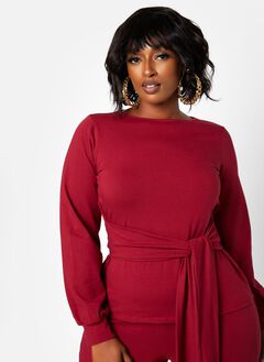 No Exceptions Cotton Front Tie Top