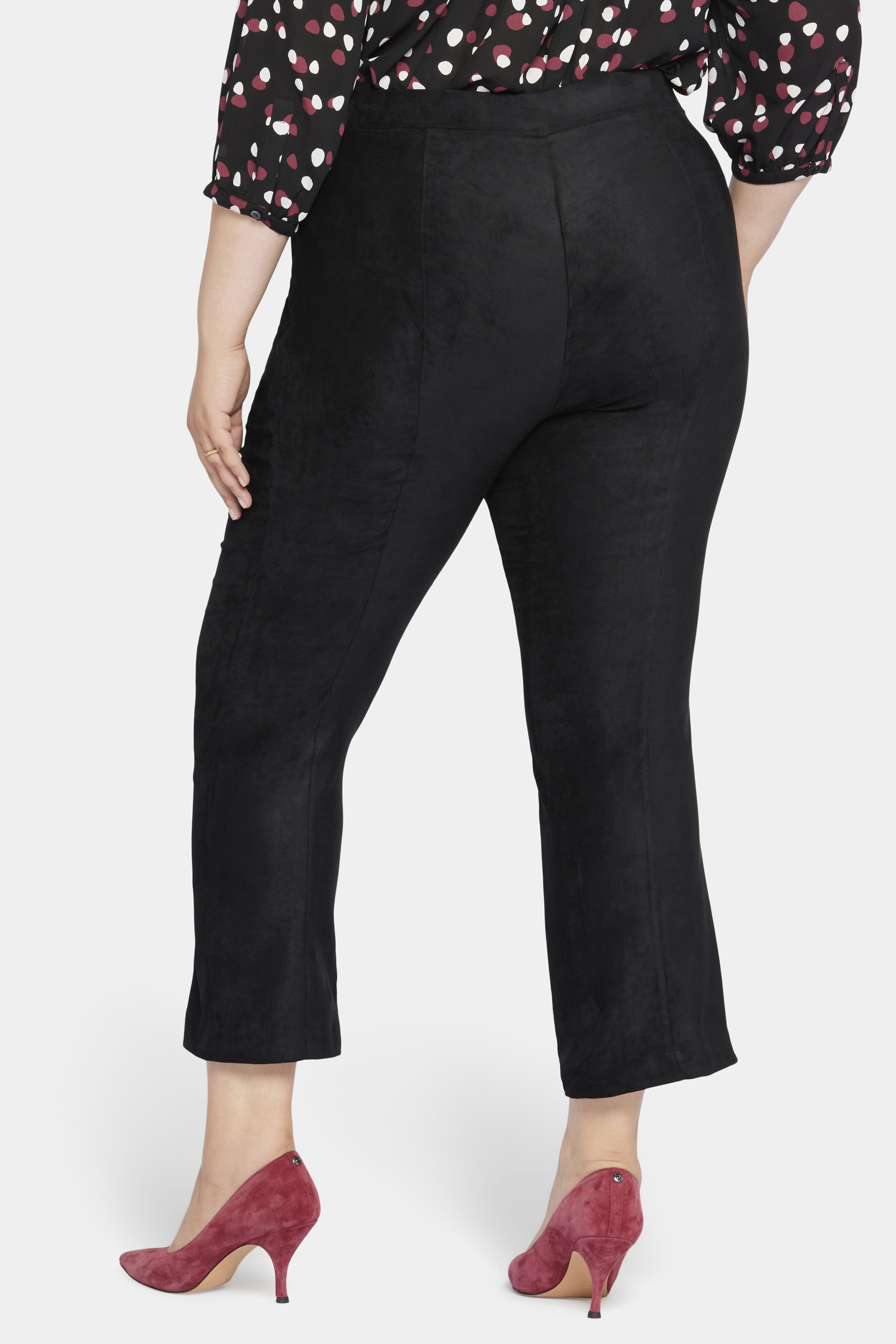 Suede Pull On Slim Bootcut, Black / Black, alternate image number 2