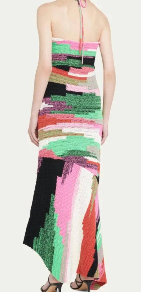 NOVA DRESS IN SEDONA/GREEN MULTI, SedonaGreen Multi / Pink, alternate image number null
