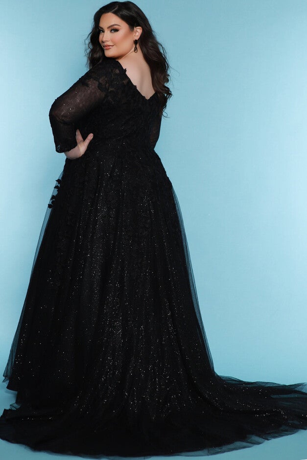 Shirley Wedding Dress, Black / Black, alternate image number null