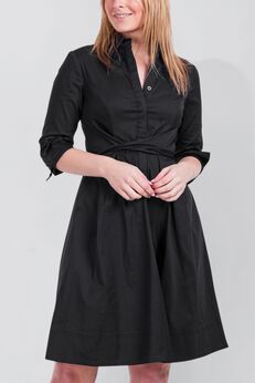 Annick - Tessa Shirt Dress Twist Waist Tie Pockets