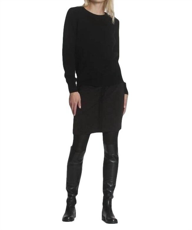 HALEY KNIT SKIRT IN BROWN/BLACK, BrownBlack / Brown, hi-res image number 0